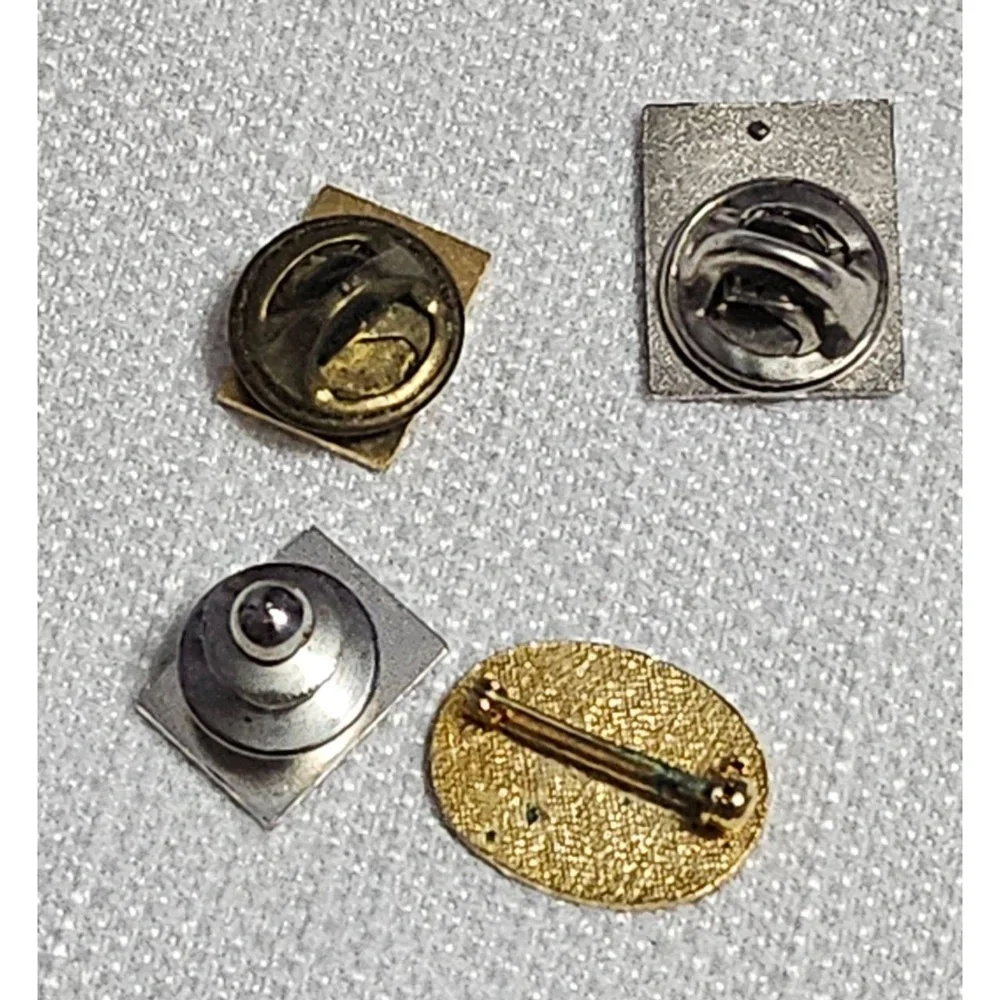 Vtg REALTOR Florida‎ Official Lapel Pins Blue Gold Silver Collectible Set of 4